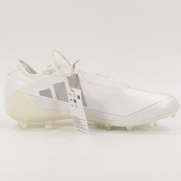 Adidas Adizero Electric.1 \'White Silver Metallic\' IF2425 Football Cleats Multi main image 11